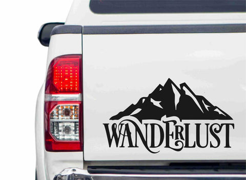 Berge & Wanderlust Autoaufkleber