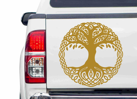 Baum des Lebens Yggdrasil Autoaufkleber