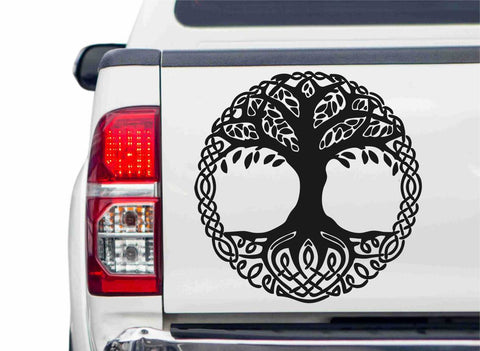Baum des Lebens Yggdrasil Autoaufkleber