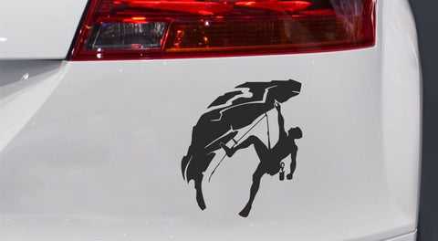 Klettern Climbing Autoaufkleber