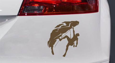 Klettern Climbing Autoaufkleber