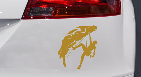 Klettern Climbing Autoaufkleber