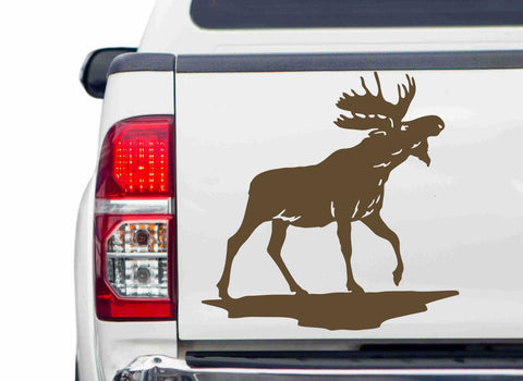 Elch Mr.Big Autoaufkleber