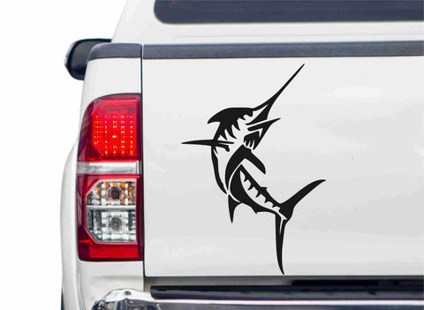Marlin Fisch Autoaufkleber