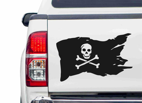 Piraten Flagge Autoaufkleber