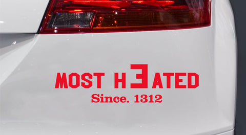 Most Heated Autoaufkleber