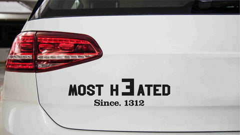 Most Heated Autoaufkleber