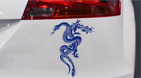 Drache und Schlange Autoaufkleber