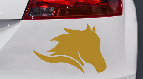 Pferdekopf Nr. 10 Autoaufkleber