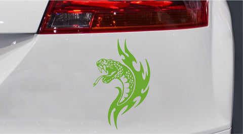 Kobra Tribal Autoaufkleber