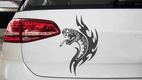 Kobra Tribal Autoaufkleber