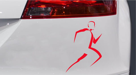 Läufer Autoaufkleber