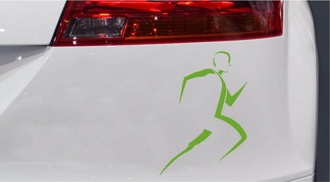 Läufer Autoaufkleber
