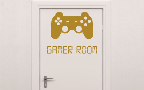 Gamer Room Türaufkleber für Kinderzimmer
