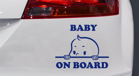 Baby Junge Autoaufkleber