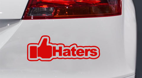 Haters JDM Autoaufkleber