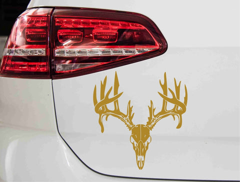 aufklber-hirsch-geweih-schaedel-kupfer