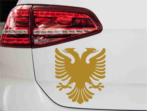 aufkleber-albanischer-adler-gold