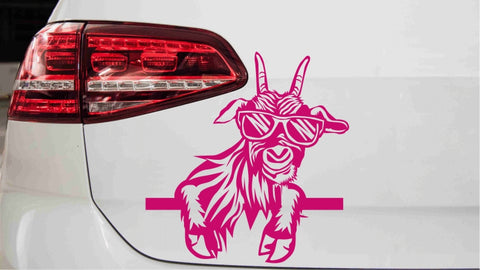 aufkleber-coole-ziege-pink