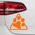 aufkleber-dreieck-hundepfote-orange