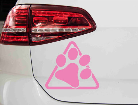 aufkleber-dreieck-hundepfote-rosa