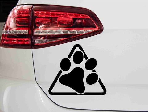 aufkleber-dreieck-hundepfote-schwarz