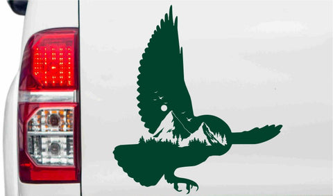 aufkleber-eule-bergpanorama-gruen