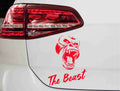 aufkleber-fuer-auto-gorillakopf-the-beast-rot