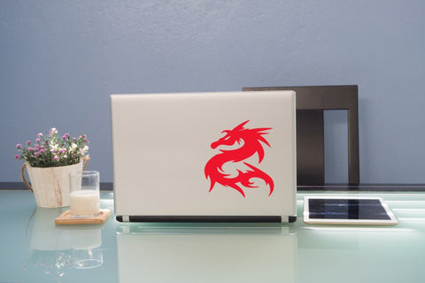 Asiatischer Drache Kombat Autoaufkleber