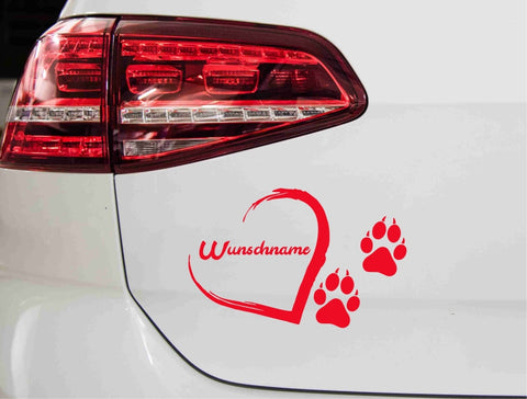aufkleber-herz-hundepfoten-wunschname-rot