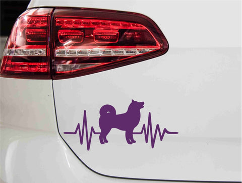 aufkleber-herzschlag-akita-violett