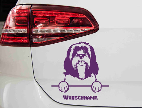 aufkleber-hund-tibetischer-terrier-violett