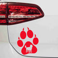 aufkleber-hundepfote-alaskan-klee-kai-hund-rot