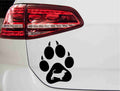 aufkleber-hundepfote-basset-hund-schwarz