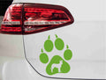 aufkleber-hundepfote-berger-picard-hund-gruen