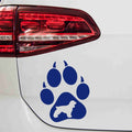 aufkleber-hundepfote-cocker-spaniel-blau