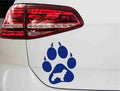 aufkleber-hundepfote-cocker-spaniel-blau