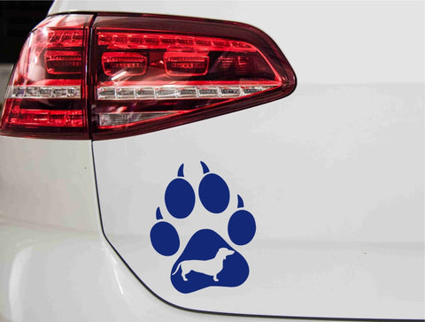 aufkleber-hundepfote-dackel-blau