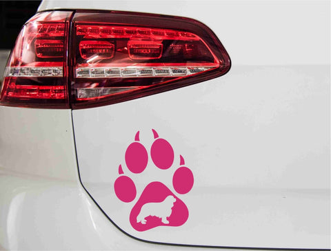 aufkleber-hundepfote-king-charles-hunderasse-pink