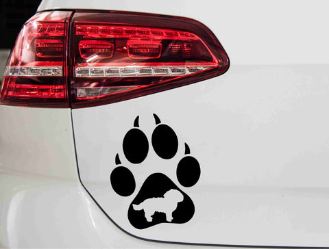 aufkleber-hundepfote-maltese-hund-schwarz