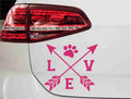 aufkleber-hundepfote-pfeile-text-love-pink