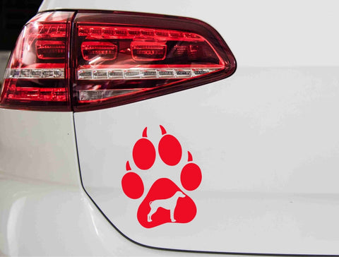 aufkleber-hundepfote-rhodesian-ridgeback-rot