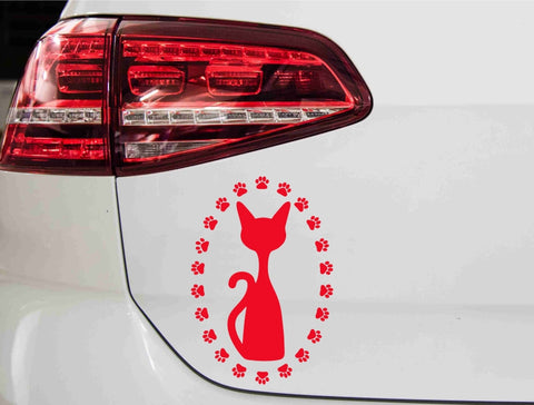 aufkleber-katze-pfotenkranz-rot