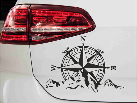 aufkleber-kompass-berge-sunrise-00183-schwarz