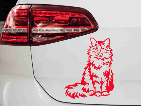 aufkleber-nowegische-wald-katze-rot
