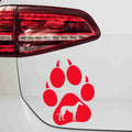aufkleber-pfote-mit-whippet-hund-silhouette-rot