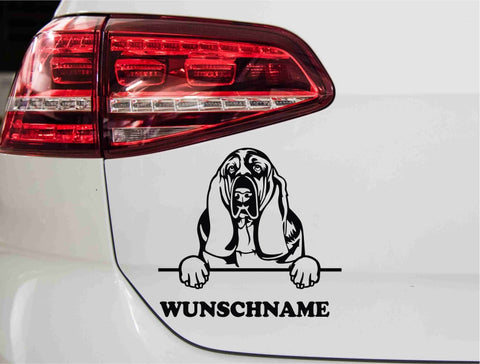 aufkleber-portrait-basset-hund-schwarz