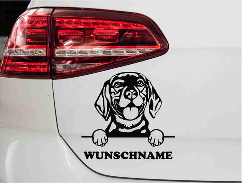 aufkleber-portrait-beagle-hund-schwarz