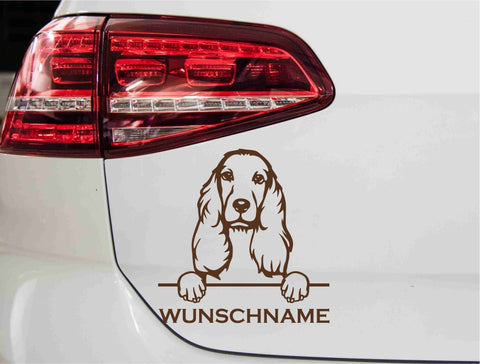 aufkleber-portrait-cocker-spaniel-braun