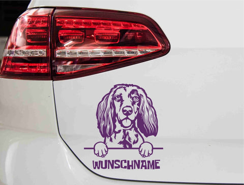 aufkleber-portrait-english-setter-violett